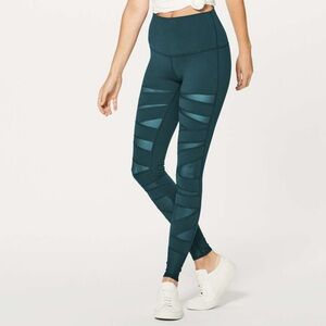 Teal High-Waisted Leggings